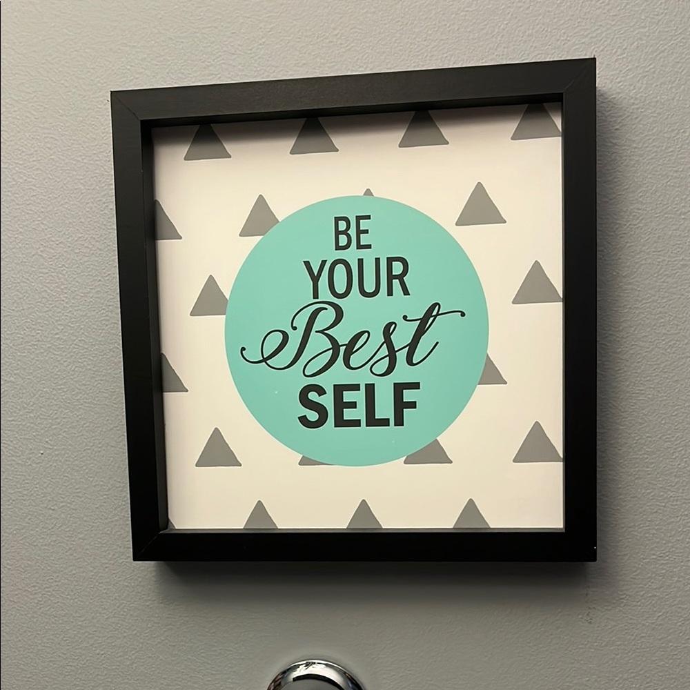 Black and Gray Motivational Wall Art